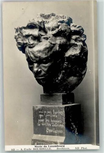 Luxembourg Büste von Emile Bourdelle Museum ND Nr.163