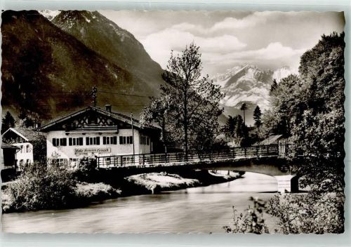 82438 W8116 Eschenlohe , Loisach - Zugspitze Cafe-Pension Loisach