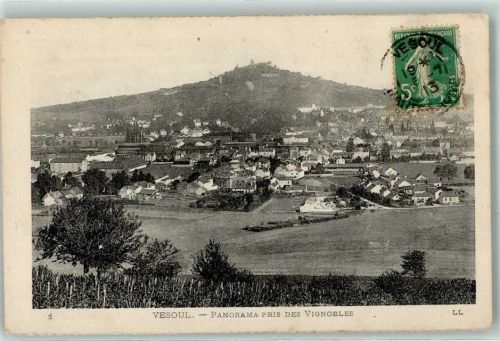 Vesoul 1913 Blick nach Vignobles