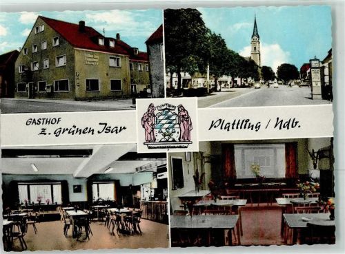 Plattling Gasthaus z. grünen Isar