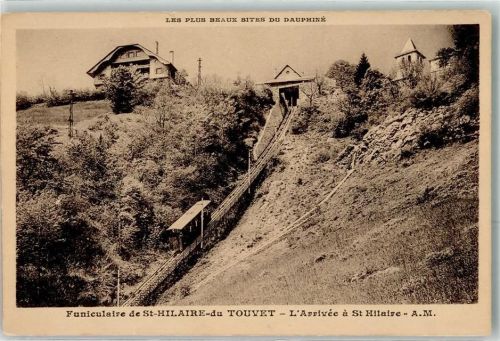 Le Touvet l Arrivee a St. Hilaire Zahnradbahn