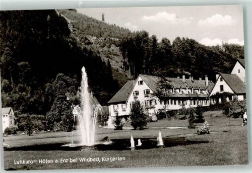 Höfen Kurgarten Springbrunnen