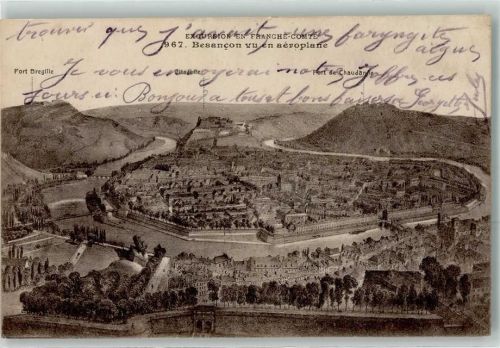 25000 Besancon 1919 - Fliegeraufnahme