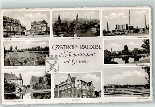 Castrop-Rauxel Schwimmbad Zeche Erin Schloß Bladenhorst Rathaus Marktplatz