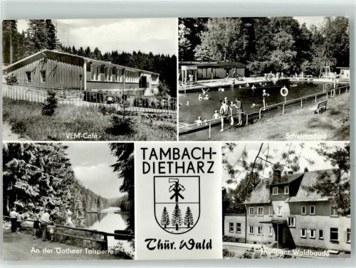 Tambach-Dietharz VEM-Cafe Schwimmbad Gothaer Talsperre Waldbaude