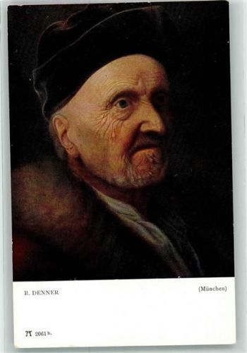 Alter Mann sign.B.Denner Verlag Ackermann Nr.2061b Serie 204b