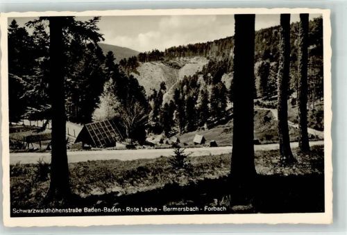 Bermersbach Schwarzwaldhöhenstraße Baden-Baden Rote Lache Forbach