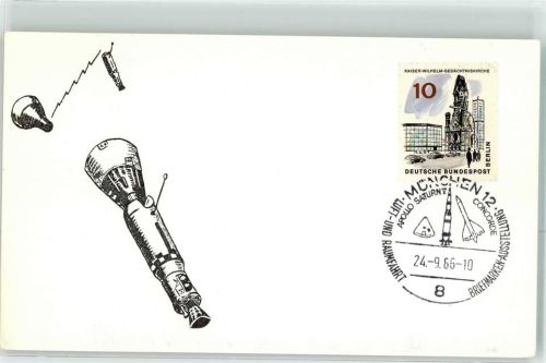 München Sonderstempel Raumfahrt und Luft Briefmarkenausstellung