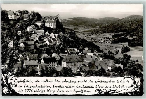 Egloffstein mit Burg Egloffstein und Pfarrkirche St. Bartholomäus