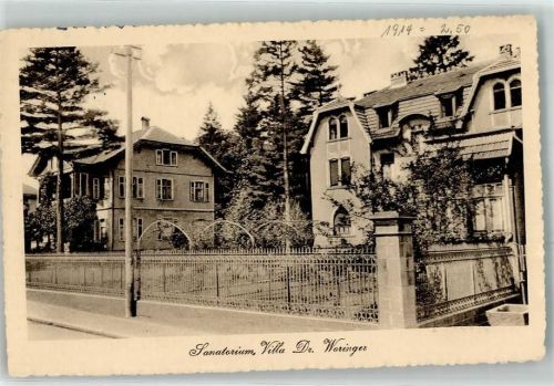 Schirmeck 1914 Sanatorium Villa Dr. Woringer