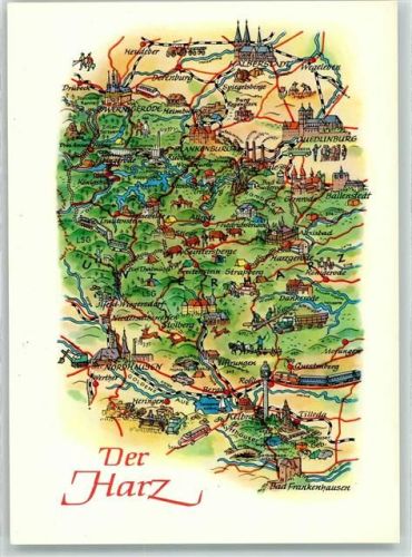 Blankenburg Der Harz Landkarte