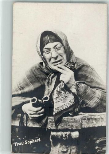 Woller Theodor Frau Sopherl Salonhumorist Theaterschauspieler