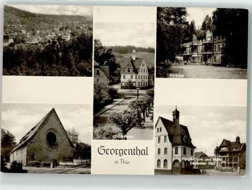 Georgenthal FDGB-Heim Kornhaus Kurhaus Hotel Deutscher Hof