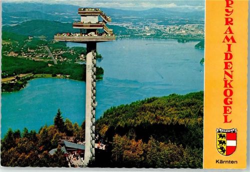 Dobein Aussichtsturm Pyramidenkogel mit Wörthersee