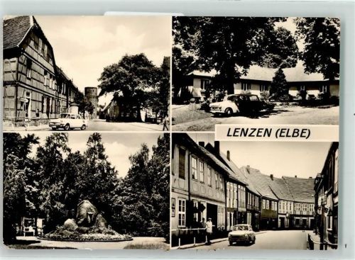 Lenzen Am Markt Veteranenheim Edwin Hoernle VVN Denkmal am Thälmannplatz Hamburger Straße Oldtimer