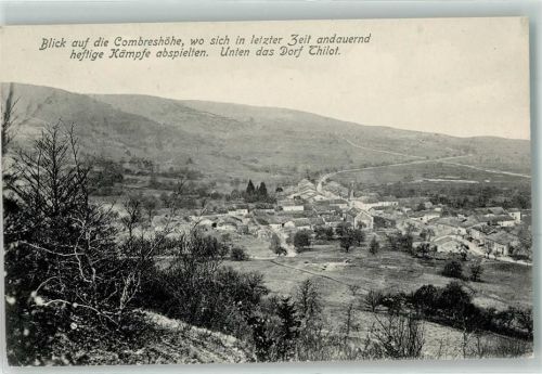 Le Thillot Blick auf die Comnreshöhe