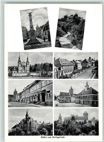 Rößel Denkmal Kirche Heiligeninde Burg