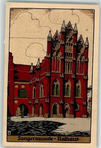 39590 O3504 Tangermünde Gebrauchsspuren Rathaus