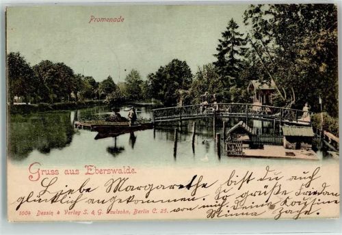 Eberswalde 1899 Promenade