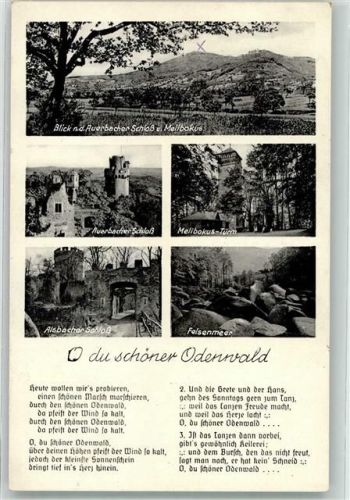 Auerbach Odenwald Schloss Melibokusturm