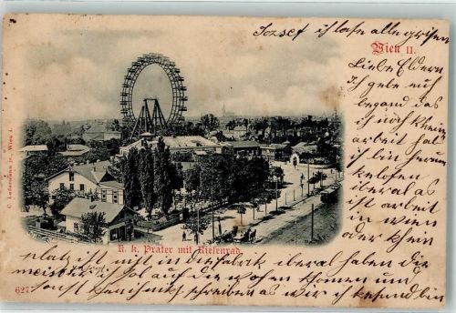 Wien 1900 K. k. Prater mit Riesenrad