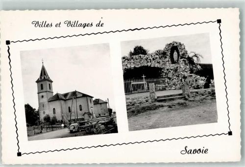 Jonzier-Epagny Grotte Notre Dame Eglise paroissiale Oldtimer