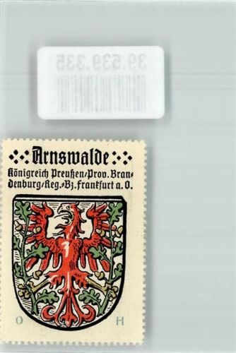 Arnswalde Wappen Arnswalde Königreich Preußen Prov.Brandenburg Reg.Bez. Frankfurt a.O.