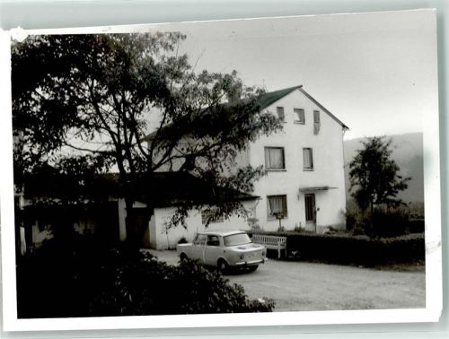 65606 W6256 Aumenau Gebrauchsspuren Haus Bank Auto Privatfoto keine AK Ort handschriftlich