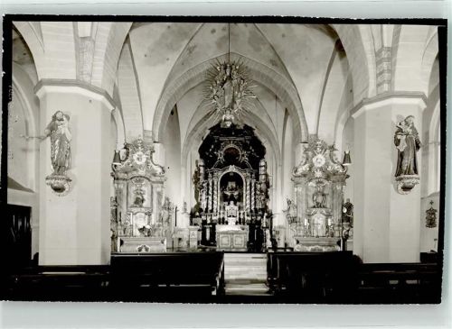 Eversberg Kirche Inneres Ort handschriftlich
