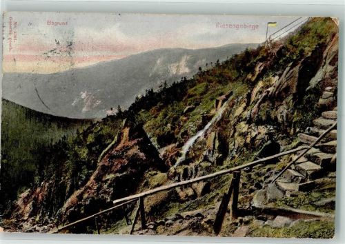 Spindleruv Mlyn 1908 Hüttenstempel wiesenbaude