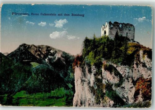 Falkenstein Burgruine Falkenstein und Rossberg