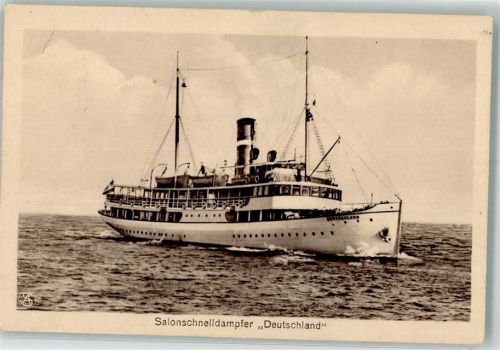 Swinemünde Salonschnelldampfer Deutschland Swinemünder Dampfschiffahrts A.G.