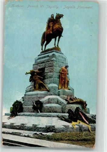 Krakau Feldpost WK I Denkmal Jagiello