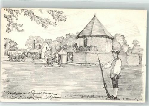 Williamsburg Wache Uniform Magazine and Guardhouse