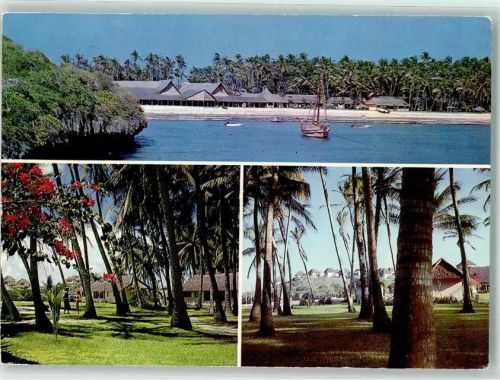 Malindi Watamu Beach Hotel Palmen Garten Ruderboot Strand