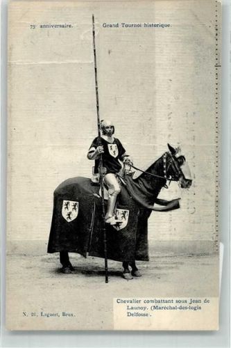 Brüssel 75 Anniversaire Grand Tournoi historique Jean de Launoy