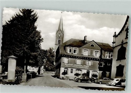 Oberharmersbach Gasthaus u. Pension z. Stube VW Käfer Litfaßsäule