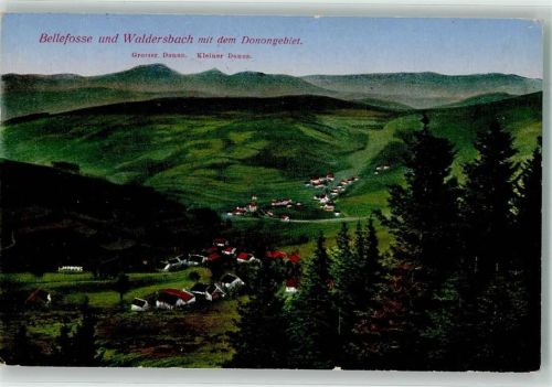 Bellefosse 1915 Feldpost WK I Ers.Inf.-Regt. 82 I.Btln. 2. Komp. Waldersbach Donongebiet