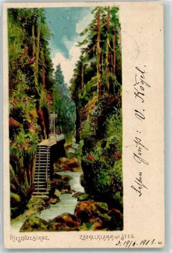Schreiberhau 1901 Zackelklamm