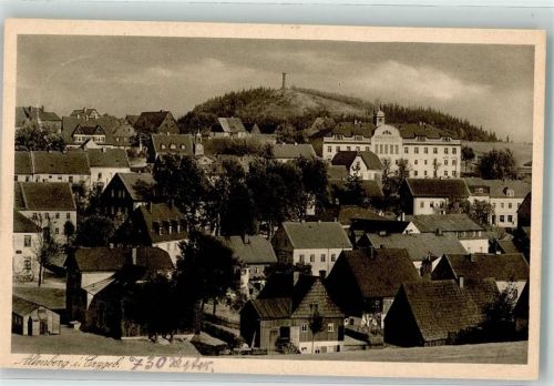 Altenberg 1928 mit Geisingberg und Realschule