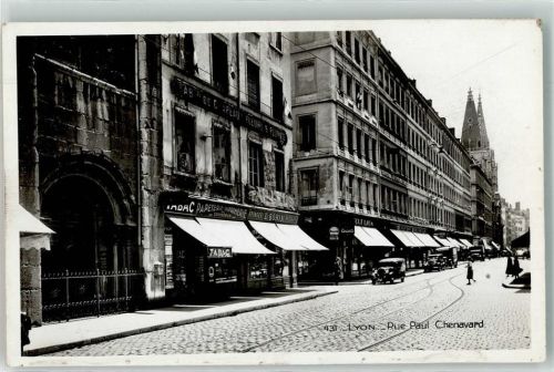 Lyon Rue Paul Chenavard Auto Oldtimer