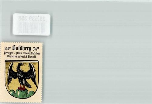 Goldberg in Schlesien Wappen Goldberg Preußen Prov. Niederschlesien Reg. Bez. Liegnitz