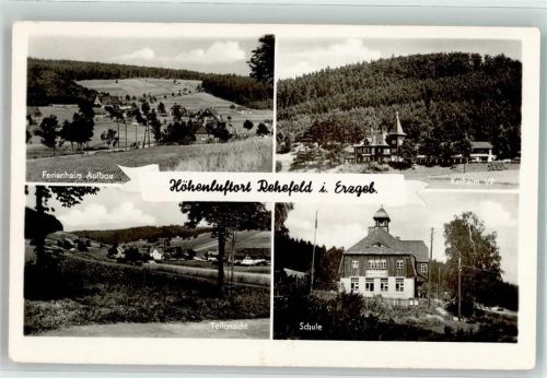 Rehefeld-Zaunhaus 1961 Ferienheim Aufbau Jagdschloss Kurheim VP Schule