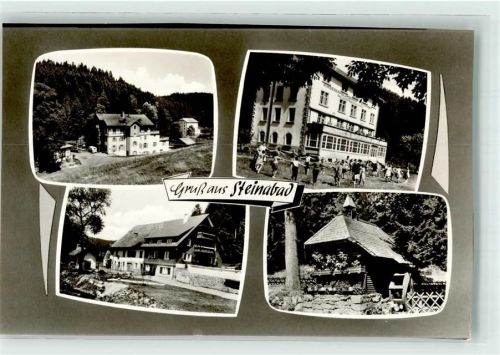 Bonndorf Schullandheim des Kreises Karlsruhe in Steinabad Miniaturwassermühle Verlag A. Herrmann