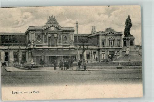 Loewen 1915 Bahnhof Denkmal Feldpost WK I