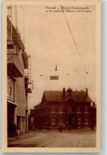 Herstal Rathaus Foto AK