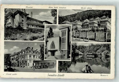 Targu Mures 1941 Gasthaus Kasino Hotel Kath. Kirche Sowata Szovata-fürdö