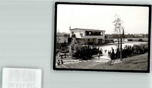 Simbach Schwimmbad Ort handschriftlich Foto Original aus Archiv eines Ansichtskartenverlags