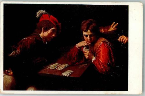sign. da Caravaggio Michelangelo Der Falschspieler