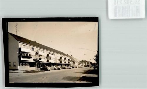 Buchloe Foto Original aus Archiv eines Ansichtskartenverlags Bahnhofstraße VW Käfer Ort handschriftlich
